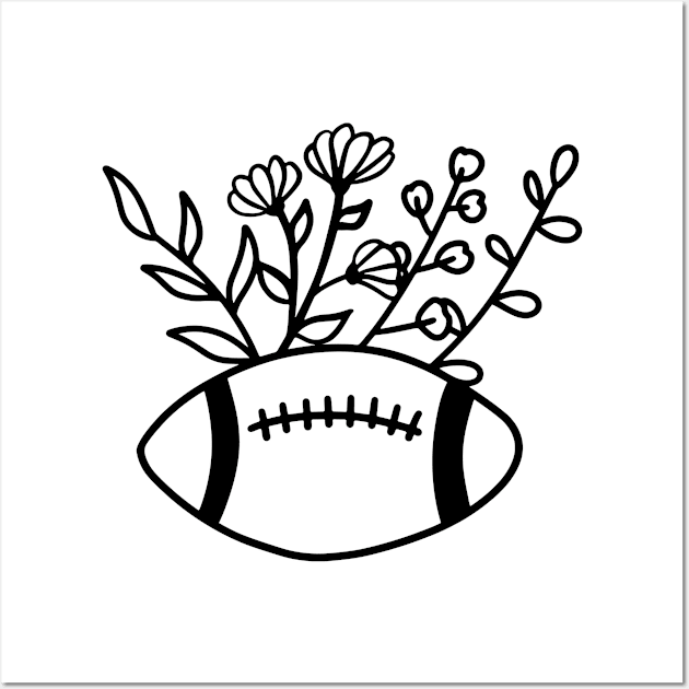 Football mom Wall Art by Satic